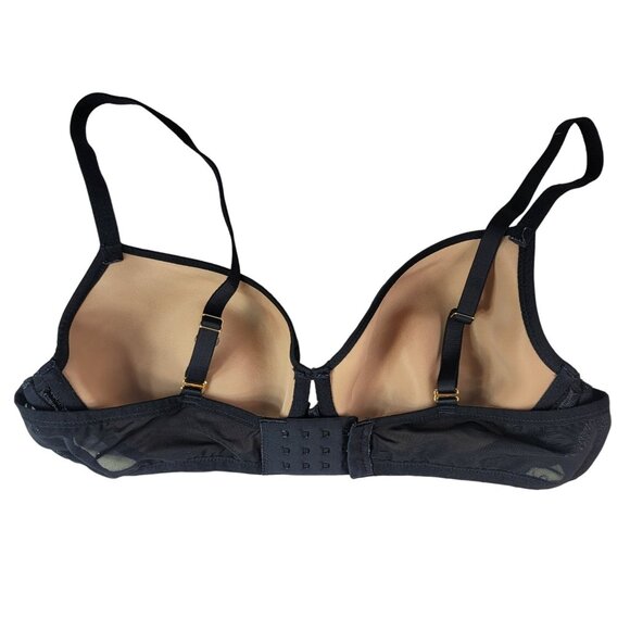 Soma Underwire Bra Black 38C Lace Light Pad Mesh Lightest Lift Perfect Coverage - Picture 5 of 10